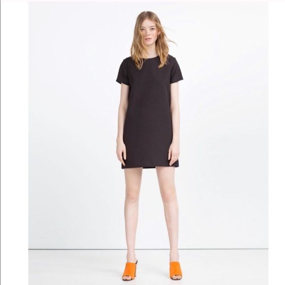 Zara Dresses & Skirts - Zara - Black Shift Dress - Perfect Condition